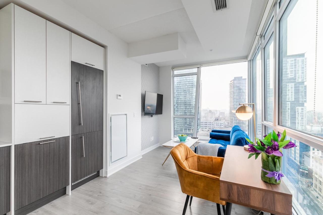 Luxury 2 Bedroom In The Heart Of Entertainment District W/ Cn Tower View 多伦多 外观 照片