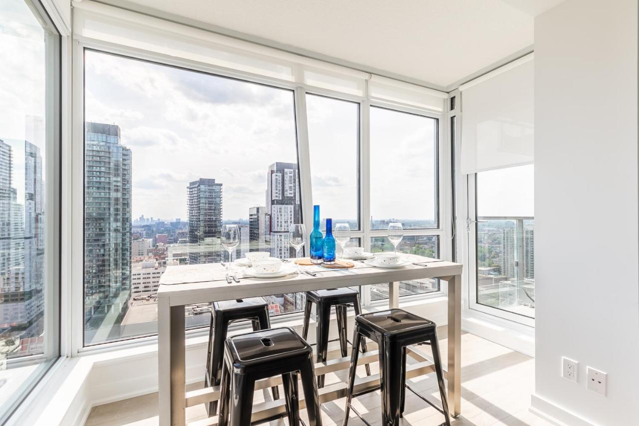 Luxury 2 Bedroom In The Heart Of Entertainment District W/ Cn Tower View 多伦多 外观 照片