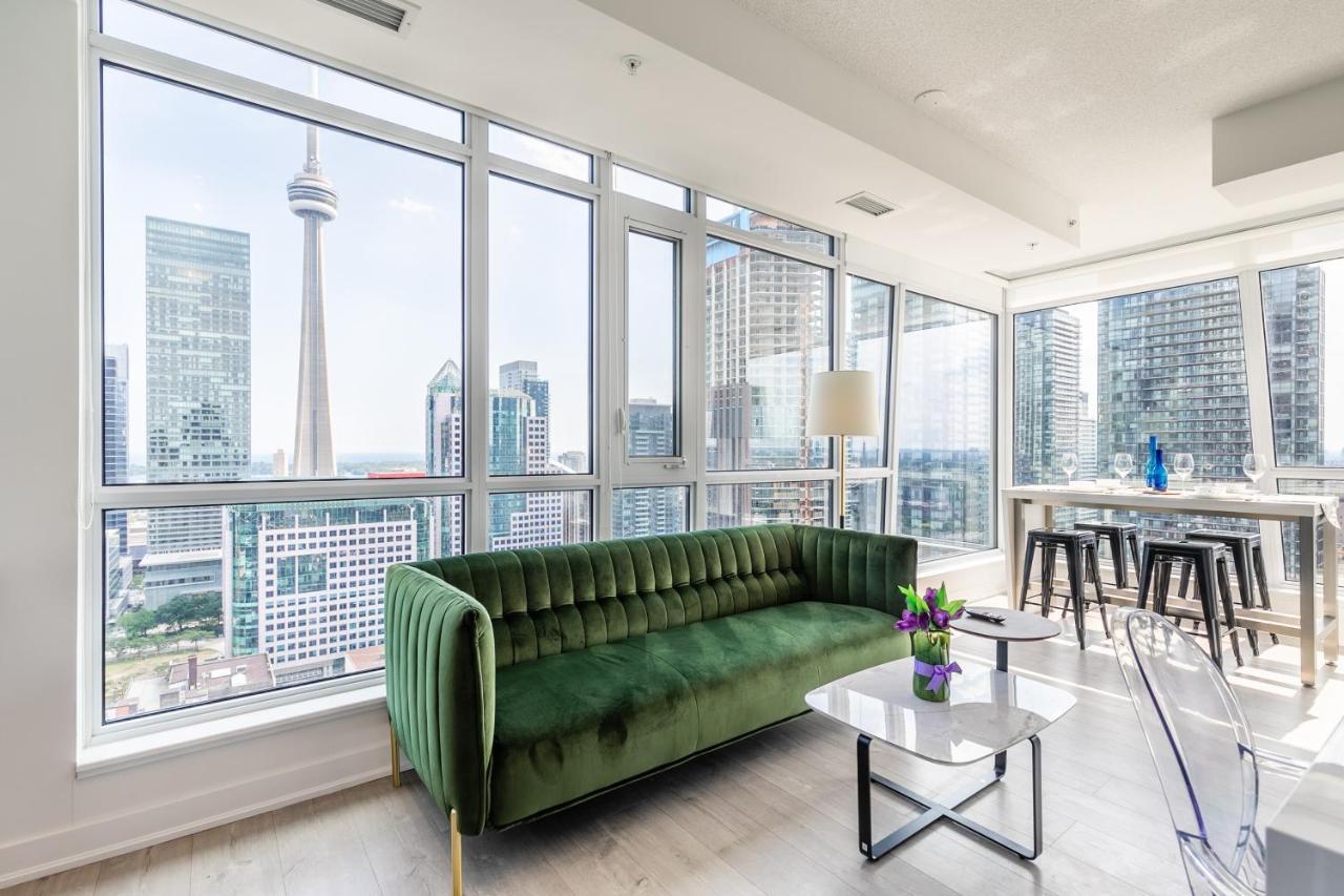 Luxury 2 Bedroom In The Heart Of Entertainment District W/ Cn Tower View 多伦多 外观 照片