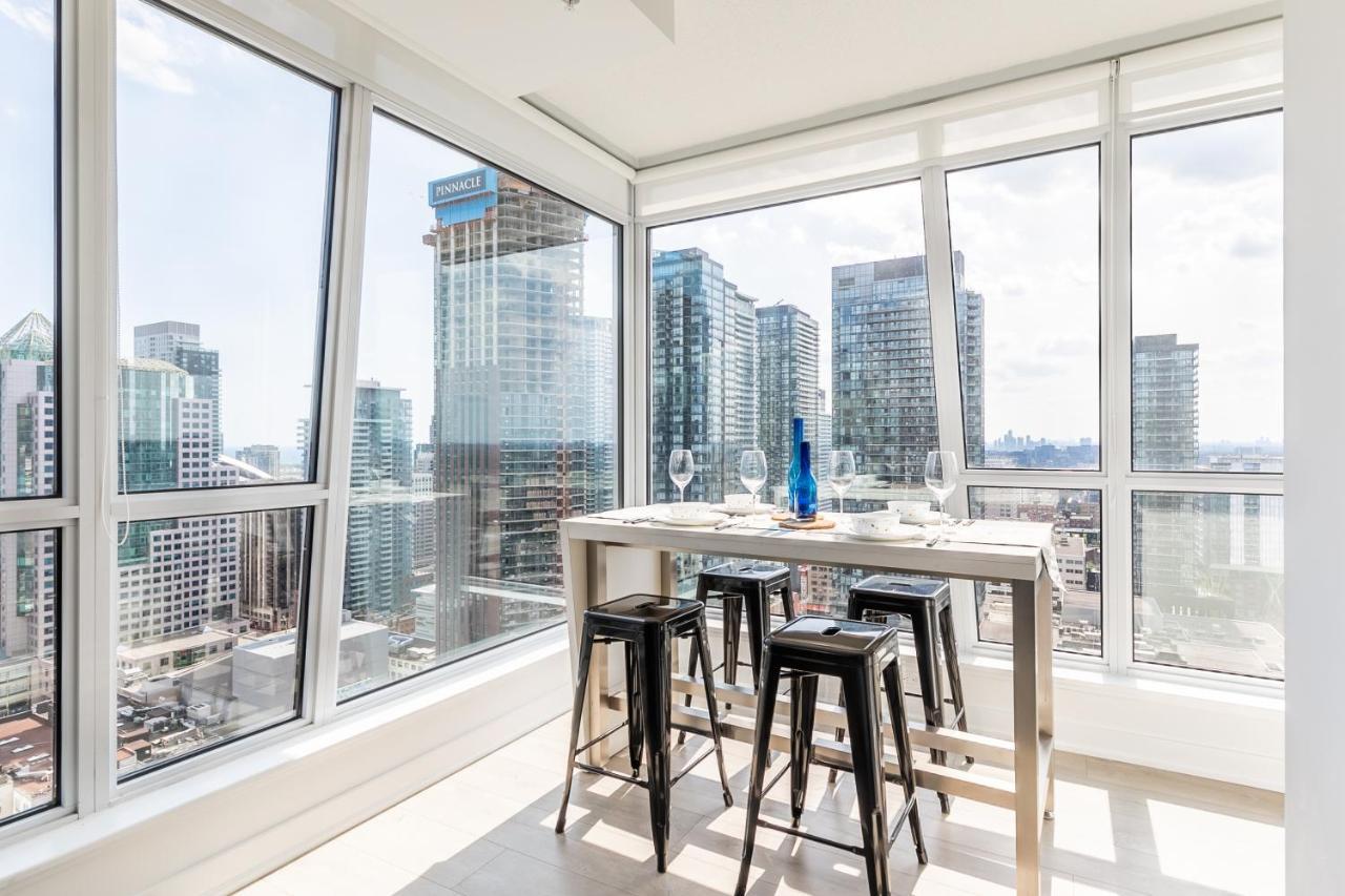 Luxury 2 Bedroom In The Heart Of Entertainment District W/ Cn Tower View 多伦多 外观 照片